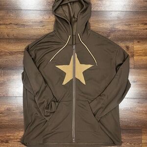 Matching Star Zip-Up Hoodies